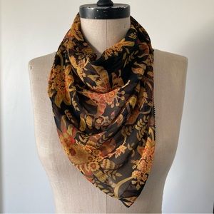 House of Harlow floral printed scarf